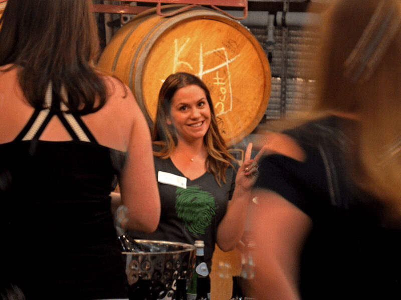 wine tasting event at thumbprint cellars